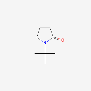 molecular formula C8H15NO B1582596 1-(叔丁基)吡咯烷-2-酮 CAS No. 20687-53-0