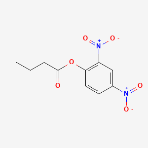 molecular formula C10H10N2O6 B1582611 2,4-Dinitrophenyl butyrate CAS No. 24273-19-6