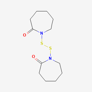 molecular formula C12H20N2O2S2 B1582612 1,1'-Disulfanediyldiazepan-2-one CAS No. 23847-08-7