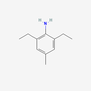molecular formula C11H17N B1582614 2,6-二乙基-4-甲基苯胺 CAS No. 24544-08-9