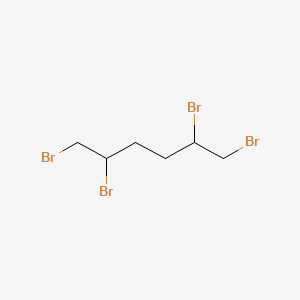 molecular formula C6H10Br4 B1582624 1,2,5,6-四溴己烷 CAS No. 58443-86-0
