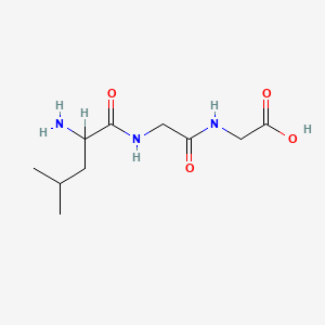 B1582636 DL-Leucylglycylglycine CAS No. 4337-37-5
