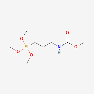 molecular formula C8H19NO5Si B1582646 甲基(3-(三甲氧基硅基)丙基)氨基甲酸酯 CAS No. 23432-62-4