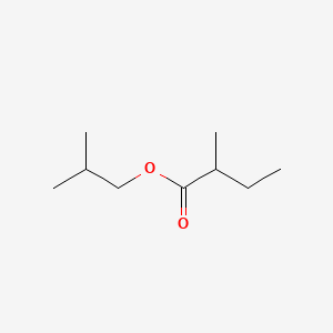 molecular formula C9H18O2 B1582654 异丁基2-甲基丁酸酯 CAS No. 2445-67-2