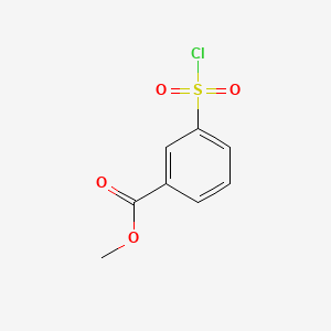 molecular formula C8H7ClO4S B1582680 3-(氯磺酰基)苯甲酸甲酯 CAS No. 63555-50-0