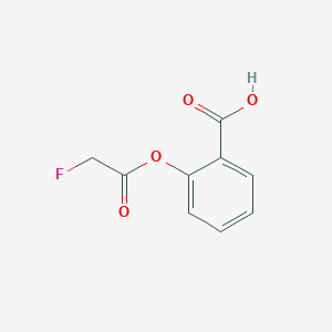 molecular formula C9H7FO4 B1582706 O-(氟代乙酰基)水杨酸 CAS No. 364-71-6