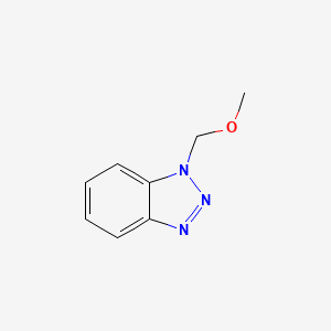 molecular formula C8H9N3O B1582719 1-(甲氧甲基)-1H-苯并三唑 CAS No. 71878-80-3