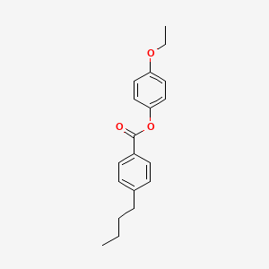 molecular formula C19H22O3 B1582748 4-Ethoxyphenyl 4-butylbenzoate CAS No. 62716-65-8