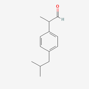 molecular formula C13H18O B1582749 2-(4-Isobutylphenyl)propionaldehyde CAS No. 51407-46-6
