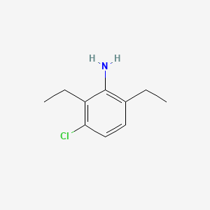 molecular formula C10H14ClN B1582751 3-氯-2,6-二乙基苯胺 CAS No. 67330-62-5