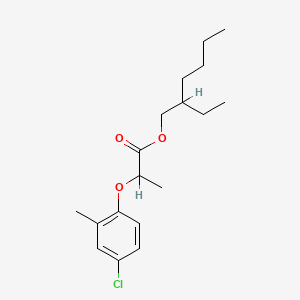molecular formula C18H27ClO3 B1582752 2-乙基己基 2-(4-氯-2-甲基苯氧基)丙酸酯 CAS No. 71526-69-7