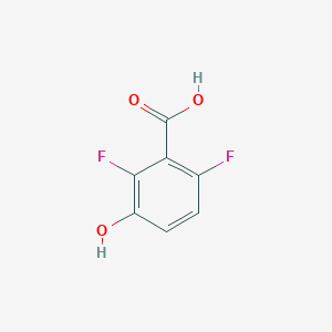 molecular formula C7H4F2O3 B1582754 2,6-Difluoro-3-hydroxybenzoic acid CAS No. 749230-32-8