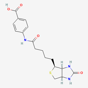 molecular formula C17H21N3O4S B1582756 N-Biotinyl-4-aminobenzoic acid CAS No. 6929-40-4