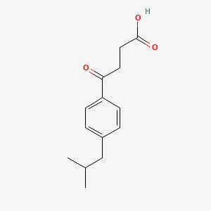 molecular formula C14H18O3 B1582759 4-(4-Isobutylphenyl)-4-oxobutanoic acid CAS No. 73120-67-9