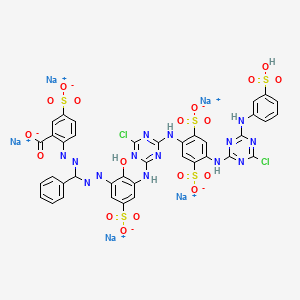 molecular formula C38H23Cl2N14Na5O18S5 B1582760 C.I. Reactive Blue 160 CAS No. 71872-76-9