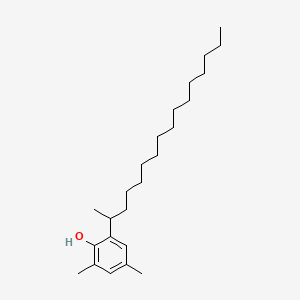 molecular formula C24H42O B1582768 苯酚，2,4-二甲基-6-(1-甲基十五烷基)- CAS No. 134701-20-5
