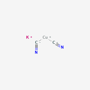 molecular formula C2CuKN2 B1582781 氰化亚铜钾 CAS No. 13682-73-0