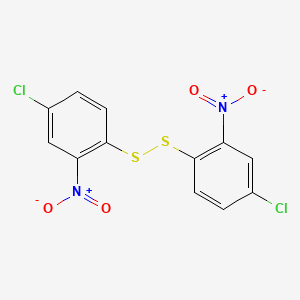 molecular formula C12H6Cl2N2O4S2 B1582809 双(4-氯-2-硝基苯基)二硫化物 CAS No. 2050-66-0
