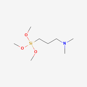 molecular formula C8H21NO3Si B1582816 1-丙胺，N,N-二甲基-3-(三甲氧基甲硅烷基)- CAS No. 2530-86-1