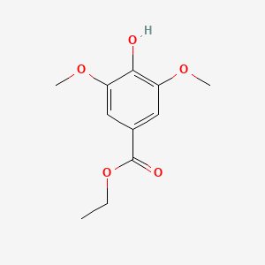 molecular formula C11H14O5 B1582832 4-羟基-3,5-二甲氧基苯甲酸乙酯 CAS No. 3943-80-4