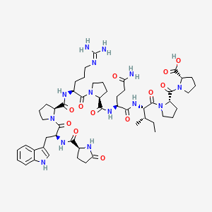molecular formula C53H76N14O12 B1582845 替普罗肽 CAS No. 35115-60-7