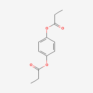 molecular formula C12H14O4 B1582848 1,4-Dipropionyloxybenzene CAS No. 7402-28-0
