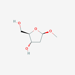 molecular formula C6H12O4 B1582849 甲基-2-脱氧-β-D-核糖呋喃苷 CAS No. 51255-18-6