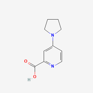 molecular formula C10H12N2O2 B1582859 4-(吡咯烷-1-基)吡啶-2-羧酸 CAS No. 66933-69-5
