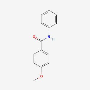 molecular formula C14H13NO2 B1582878 4-methoxy-N-phenylbenzamide CAS No. 7465-88-5