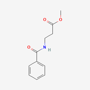 molecular formula C11H13NO3 B1582891 N-苯甲酰-β-丙氨酸甲酯 CAS No. 89928-06-3