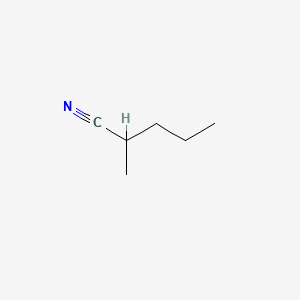 molecular formula C6H11N B1582893 Pentanenitrile, 2-methyl- CAS No. 6339-13-5
