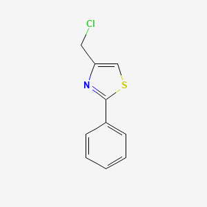 molecular formula C10H8ClNS B1582895 4-(氯甲基)-2-苯基-1,3-噻唑 CAS No. 4771-31-7