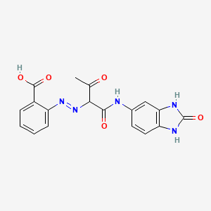 molecular formula C18H15N5O5 B1582919 C.I. 颜料黄 151 CAS No. 31837-42-0