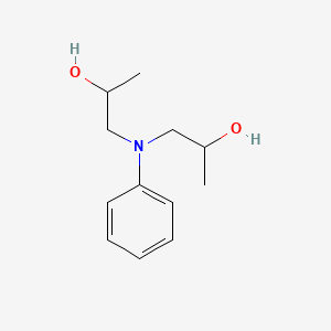 molecular formula C12H19NO2 B1582937 N,N-二(2-羟丙基)苯胺 CAS No. 3077-13-2