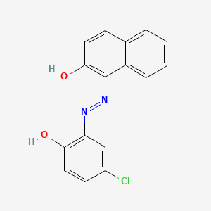 B1582942 1-(5-Chloro-2-hydroxyphenylazo)-2-naphthol CAS No. 3566-94-7