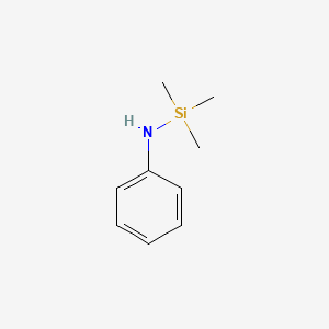molecular formula C9H15NSi B1582945 1,1,1-三甲基-N-苯基硅胺 CAS No. 3768-55-6