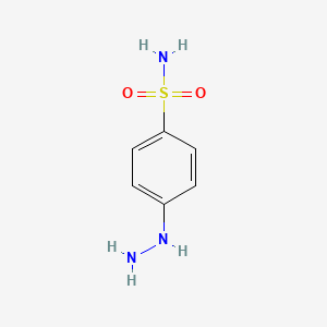 molecular formula C6H9N3O2S B1582950 4-Hydrazinylbenzenesulfonamide CAS No. 4392-54-5