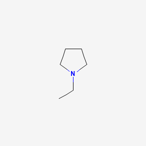 molecular formula C6H13N B1582981 1-乙基吡咯烷 CAS No. 7335-06-0