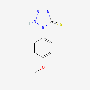 molecular formula C8H8N4OS B1583003 1-(4-methoxyphenyl)-1H-tetrazole-5-thiol CAS No. 13980-76-2