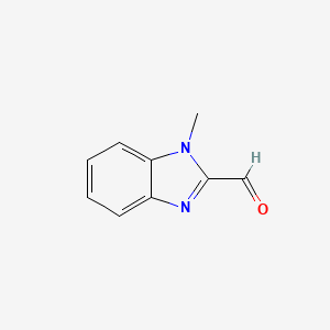 molecular formula C9H8N2O B1583007 1-methyl-1H-benzimidazole-2-carbaldehyde CAS No. 3012-80-4