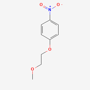 molecular formula C9H11NO4 B1583011 1-(2-甲氧基乙氧基)-4-硝基苯 CAS No. 22483-40-5