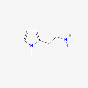 molecular formula C7H12N2 B1583014 2-(1-甲基-1H-吡咯-2-基)乙胺 CAS No. 83732-75-6