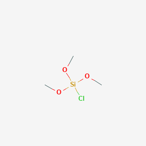 molecular formula C3H9ClO3Si B1583017 氯三甲氧基硅烷 CAS No. 4668-00-2