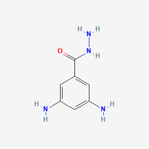 molecular formula C7H10N4O B1583019 3,5-二氨基苯甲酰肼 CAS No. 98335-17-2