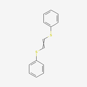 molecular formula C14H12S2 B1583021 1,2-双(苯硫基)乙烯 CAS No. 23528-44-1