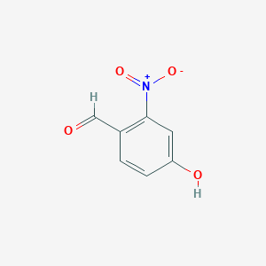 molecular formula C7H5NO4 B1583022 4-Hydroxy-2-nitrobenzaldehyde CAS No. 90151-04-5