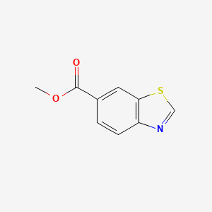 molecular formula C9H7NO2S B1583024 甲基苯并[d]噻唑-6-羧酸盐 CAS No. 73931-63-2