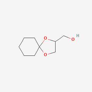 molecular formula C9H16O3 B1583032 1,4-Dioxaspiro[4.5]decan-2-ylmethanol CAS No. 4167-35-5