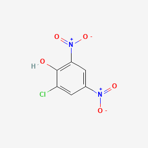 molecular formula C6H3ClN2O5 B1583033 2-氯-4,6-二硝基苯酚 CAS No. 946-31-6