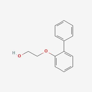 molecular formula C14H14O2 B1583043 ETHANOL, 2-(o-BIPHENYLYLOXY)- CAS No. 7501-02-2